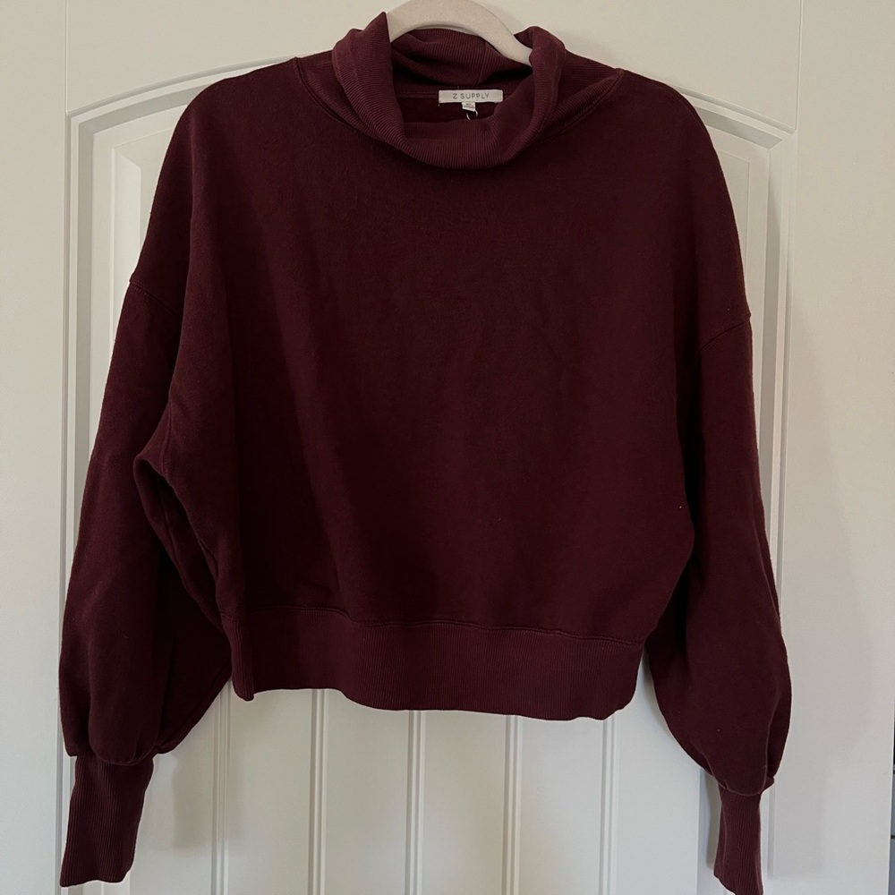 Z Supply Burgundy Sweatshirt